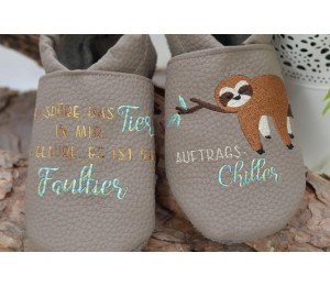 Stickserie - Faultiere Maxi Set inkl. ITH MugRug & Taschen